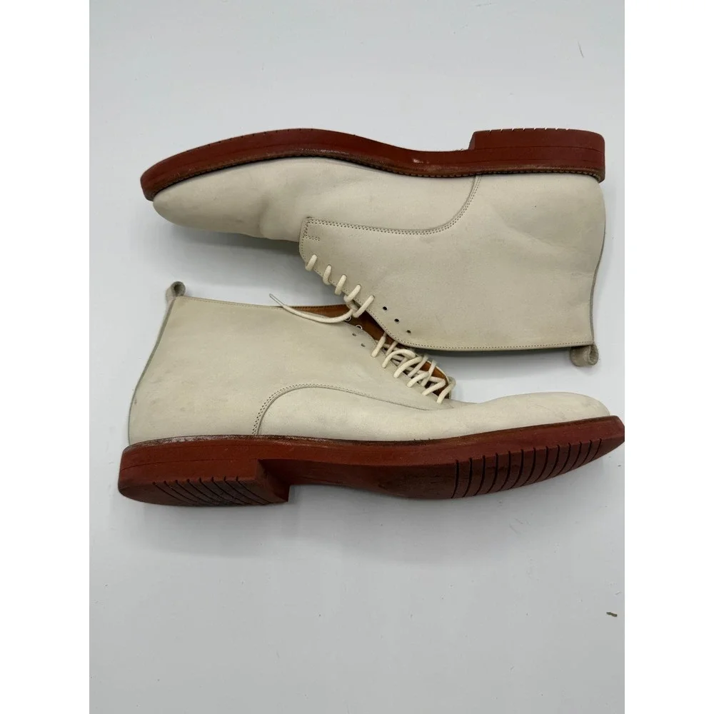 New Republic 8701 Chukka Boots Cream Mens Size 11.5 No Box